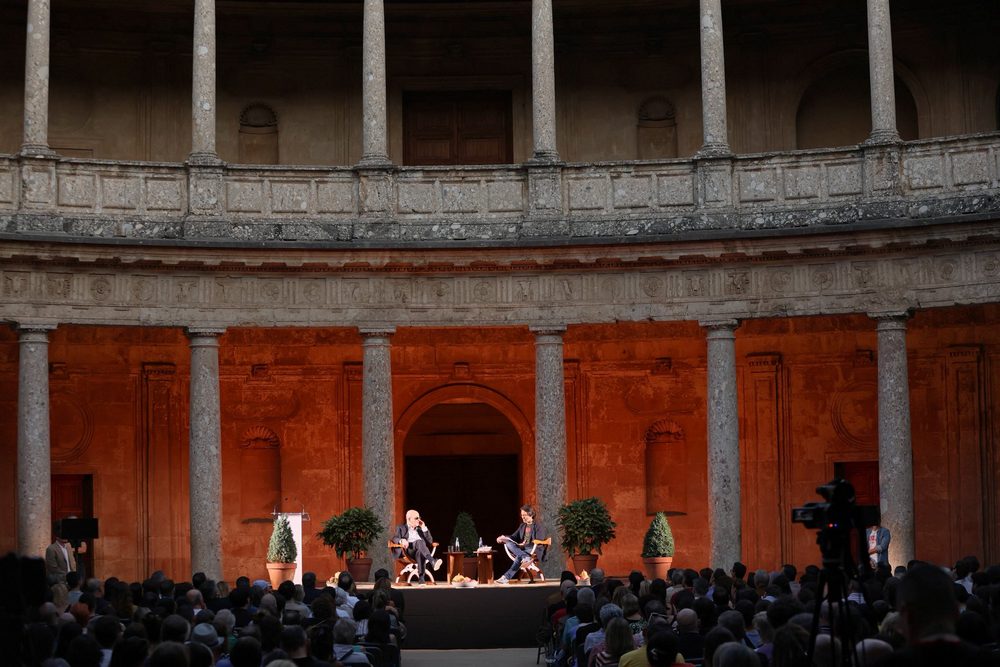 Salman Rushdie en la inauguración del cultur_ALH