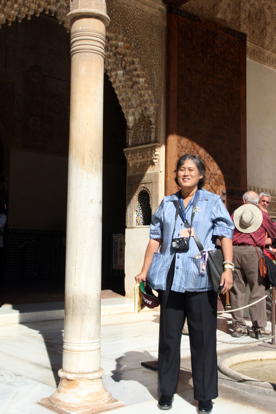 La Princesa de Tailandia visita la Alhambra