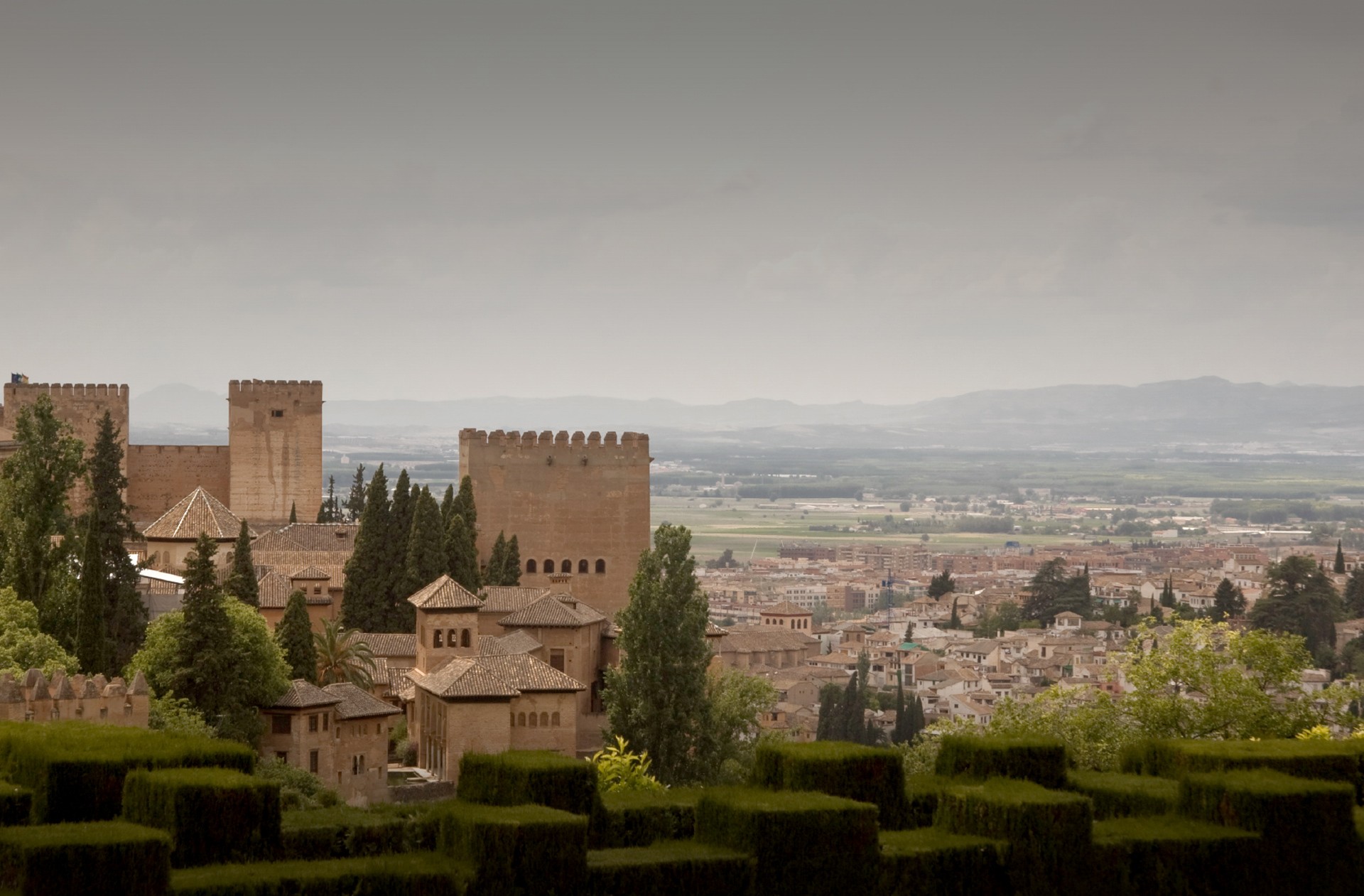 Vista de la Alhambra y el Generalife
