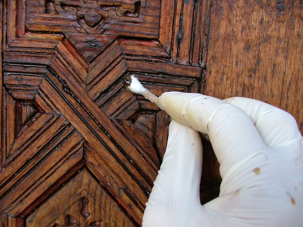 Cómo se restauró la puerta de la sala de los Abencerrajes de la Alhambra