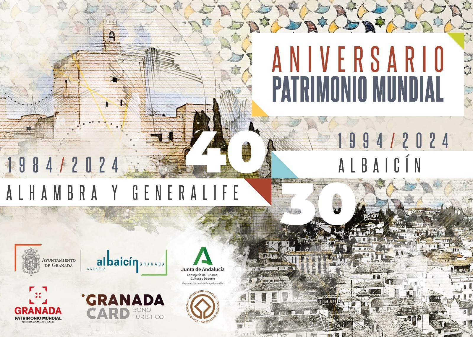 Una primavera llena de actividades por el 40 y 30 aniversario de la Alhambra y el Albaicín como Patrimonio Mundial